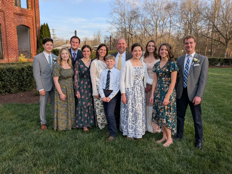 Pastor David Vance and his family